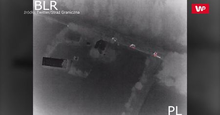 Nielegalna próba przekroczenia granicy polsko-białoruskiej. Wideo Straży Granicznej