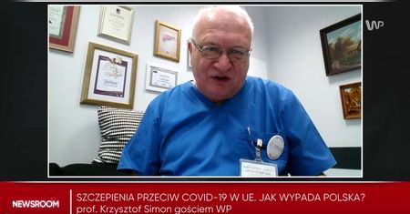 Prof. Simon o zakażeniach wśród niezaszczepionych