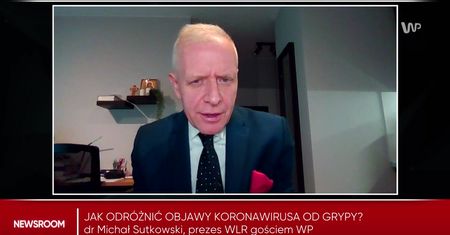 Dr Sutkowski apeluje, by nie zrównywać COVID-19 z grypą