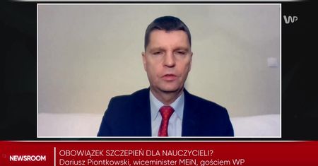 Co z przymusowymi szczepieniami dla nauczycieli? Wiceminister edukacji komentuje