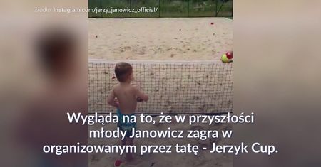 #dziejesiewsporcie: Polska ma nowy tenisowy talent?! Wideo z synem Janowicza zachwyca