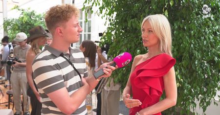 Magdalena Ogórek zmieszana pytaniem o drogie torebki i materiał o Kasi Tusk w "Wiadomościach"