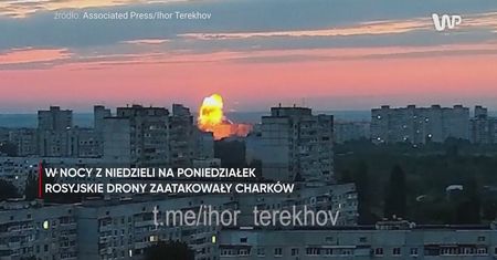 Moment ataku Rosji na Charków. Eksplozje przed rozmowami w Waszyngtonie
