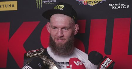 Mistrz KSW w szoku po fenomenalnej walce. "Nie wiem, jak on to ustał"