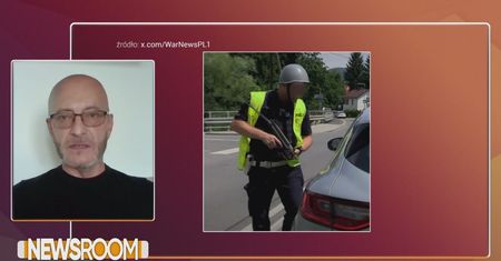 Hełm policjanta zwrócił uwagę wszystkich. Ekspert komentuje