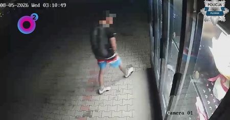 41-latek z Płońska sforsował kwiatomat. Miał konkretny powód. Jest wideo