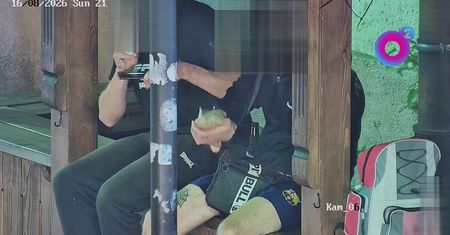Nie wiedział, że jest obserwowany. Wszystko nagrały kamery w Olsztynie