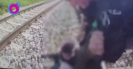 Sekundy od tragedii w Piotrkowie. 20-latek leżał na torach