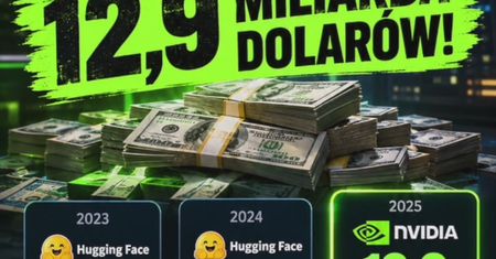 Nvidia przejmuje Hugging Face - platformę z otwartymi modelami AI za 12,9 miliarda dolarów