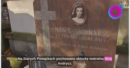 Żyła 103 lata. Smutny widok na grobie gwiazdy PRL