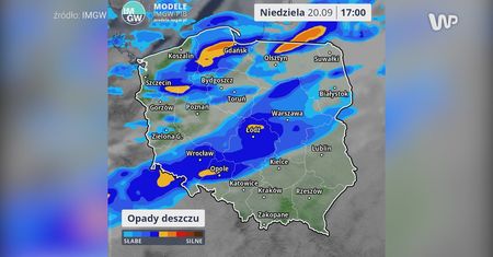 Deszcze opanują niemal całą Polskę. Czeka nas duża zmiana w pogodzie