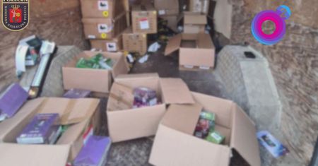 2540 e-papierosów i prawie 70 litrów płynu. Policja udaremniła przemyt. Jest nagranie