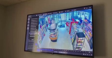 Taranowała auta na stacji paliw. Mamy nagranie z monitoringu