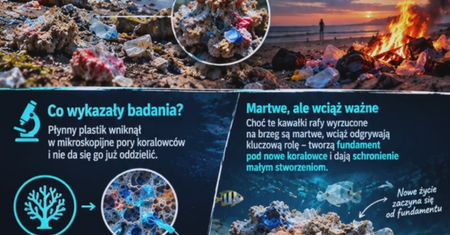 Trwała fuzja polimerów z koralowcami. Naukowcy ostrzegają przed skażeniem raf