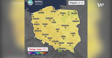 Taka będzie druga połowa października. Jest nowa prognoza IMGW