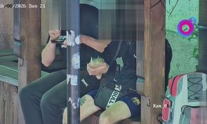 Nie wiedział, że jest obserwowany. Wszystko nagrały kamery w Olsztynie
