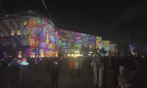 Niezwykłe nagranie z Łodzi. Jak galeria pod gołym niebem
