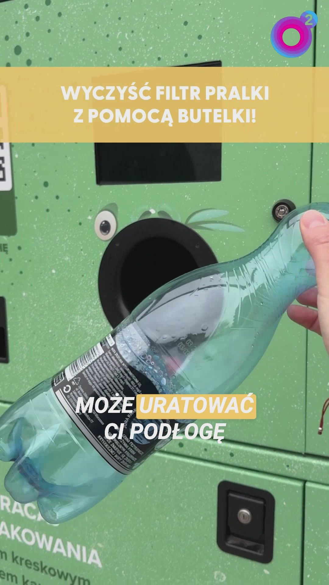 Wystarczy butelka na kaucję. Sprytny patent przy czyszczeniu filtra pralki