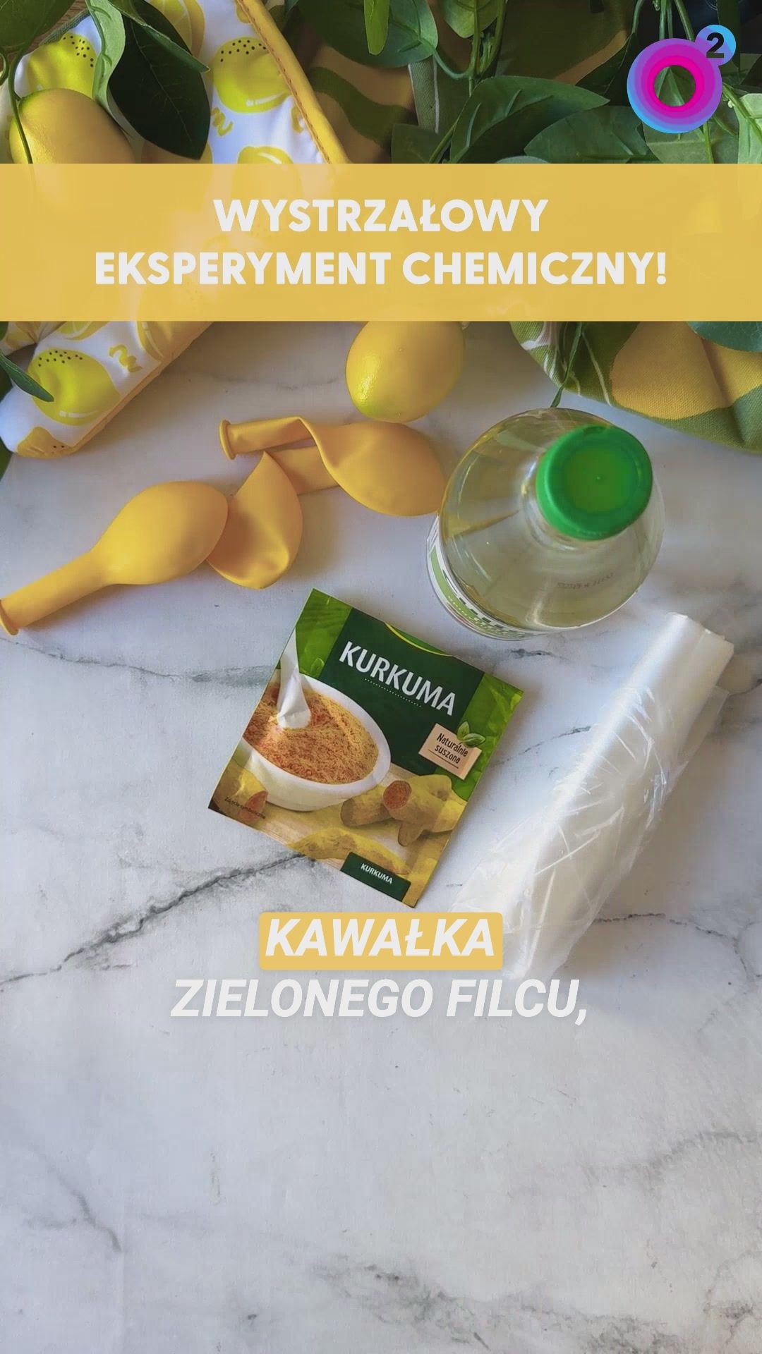 "Wystrzałowe cytryny". Chemiczny trik, który robi furorę
