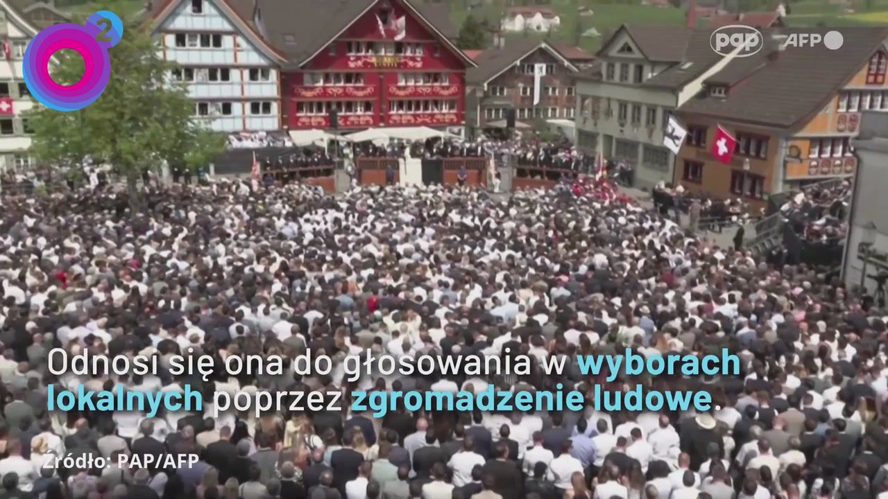 Tak głosują w szwajcarskim kantonie. Zwyczaj sięga XV wieku
