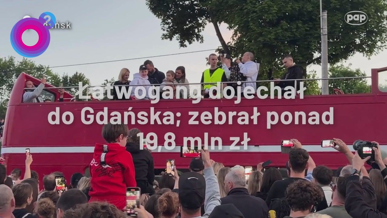 Finał podróży Łatwoganga. Tak przywitali go w Gdańsku