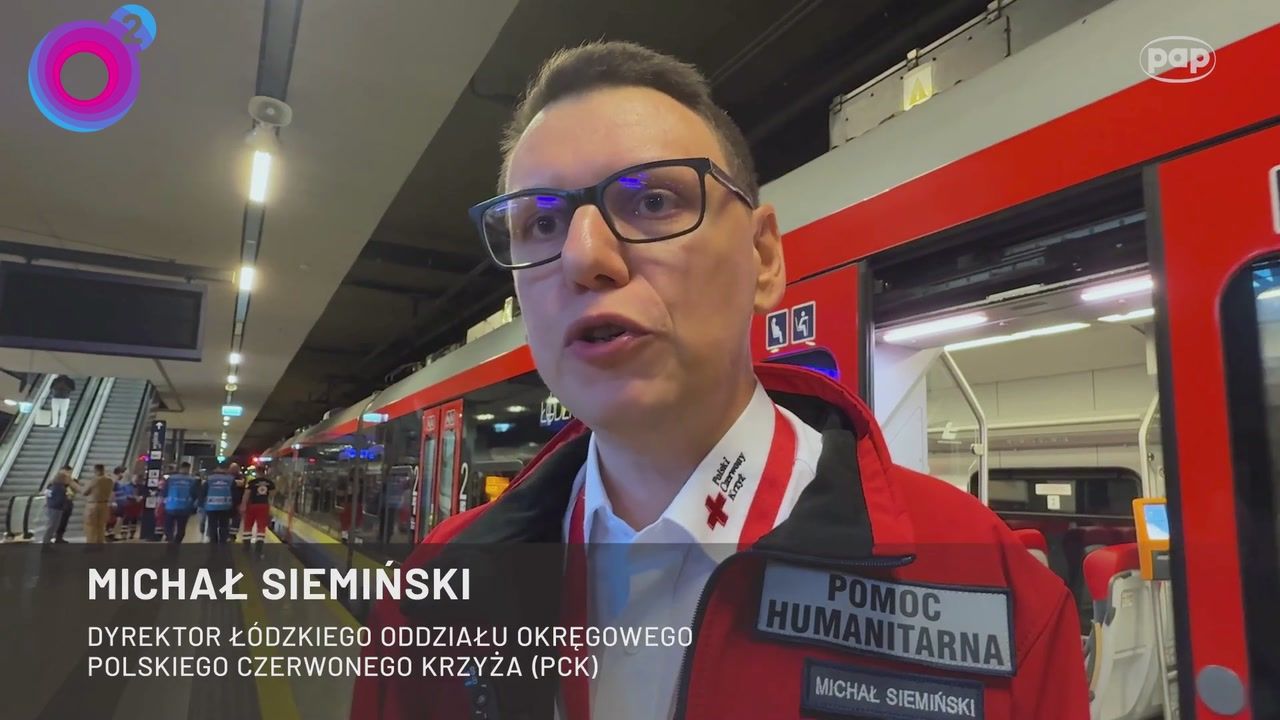 Sceny jak z filmu katastroficznego. Wszystko działo się na dworcu. Spokojnie - to ćwiczenia