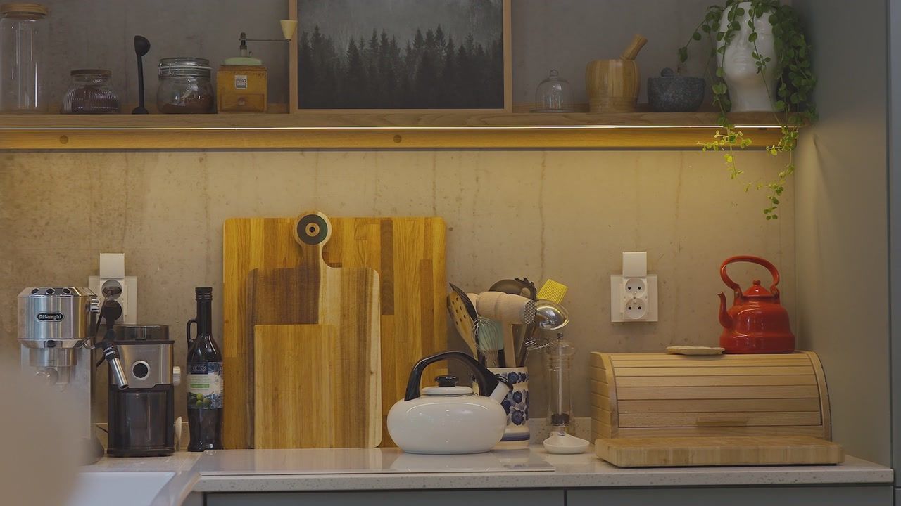 Mają dom z prefabrykatów betonowych. Kuchnia to perełka