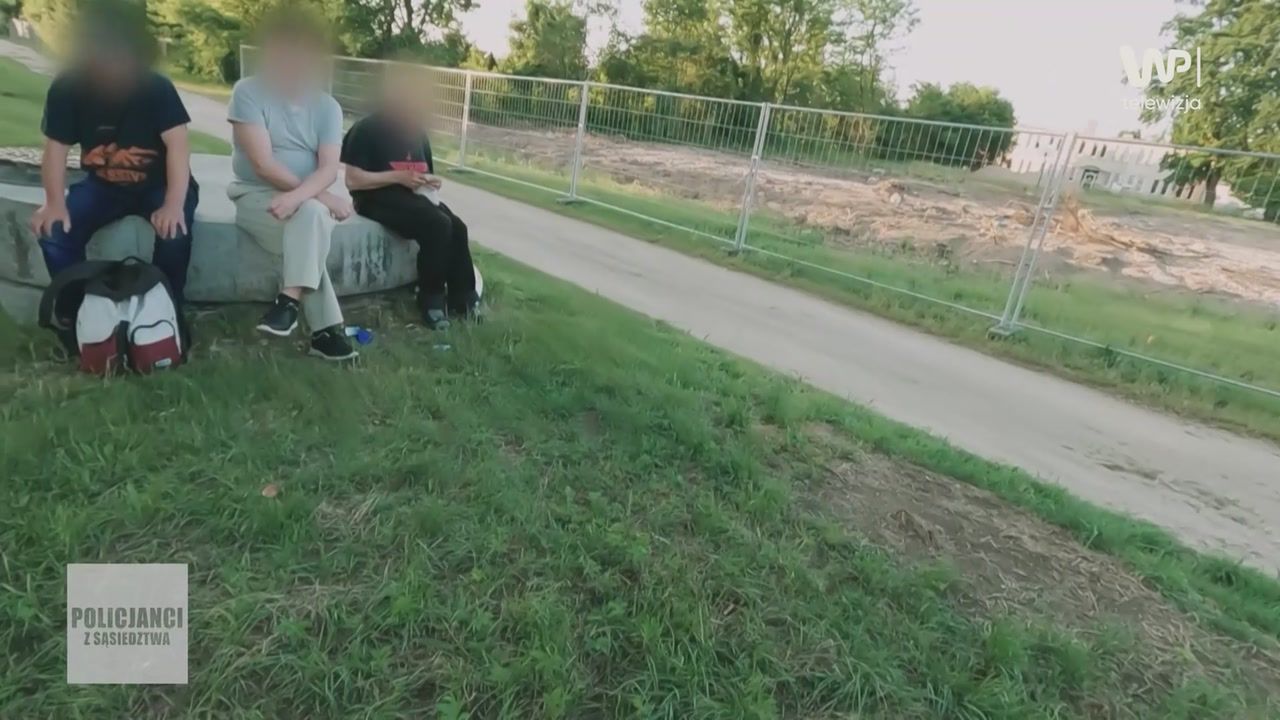 Zauważyli podejrzaną grupkę. "Nikomu nie przeszkadzamy"