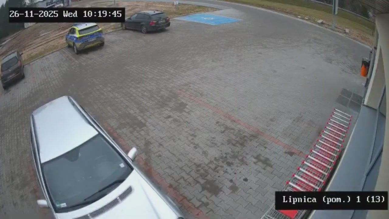 Nie wiedział, że jest nagrywany. Bezczelne zachowanie kierowcy