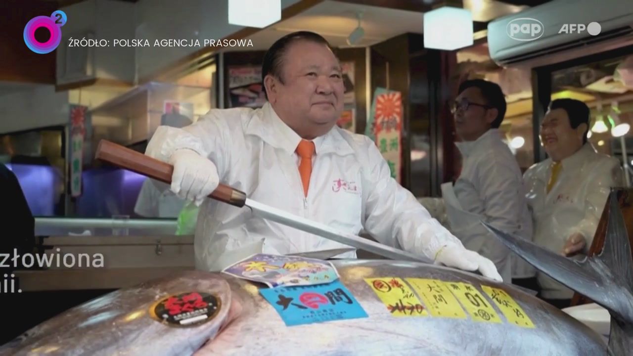 Rekord na aukcji w Tokio. Tuńczyk sprzedany za ponad 11 mln zł