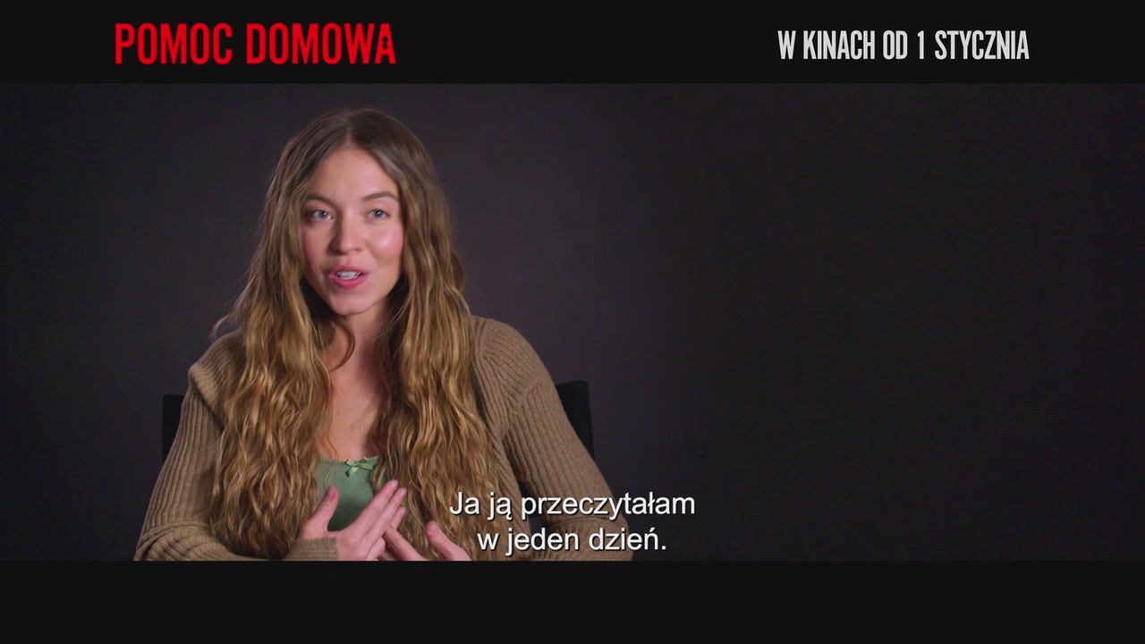 Sydney Sweeney o "Pomocy domowej". "Siedzisz na krawędzi fotela"