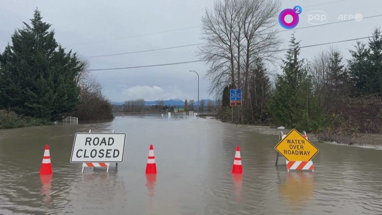 Rekordowe powodzie na pograniczu USA i Kanady