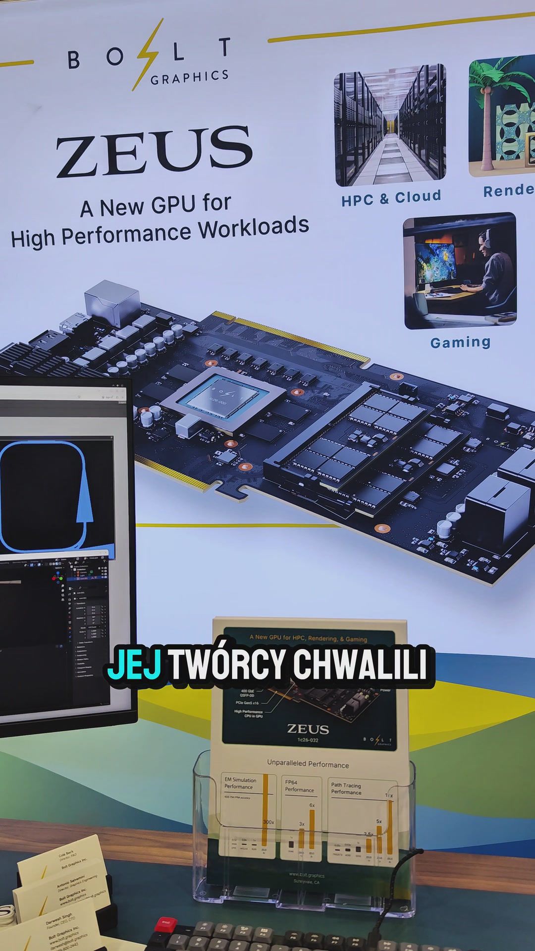 Karta graficzna Zeus na targach CES 2026. Ma być lepsza niż GeForce RTX 5090