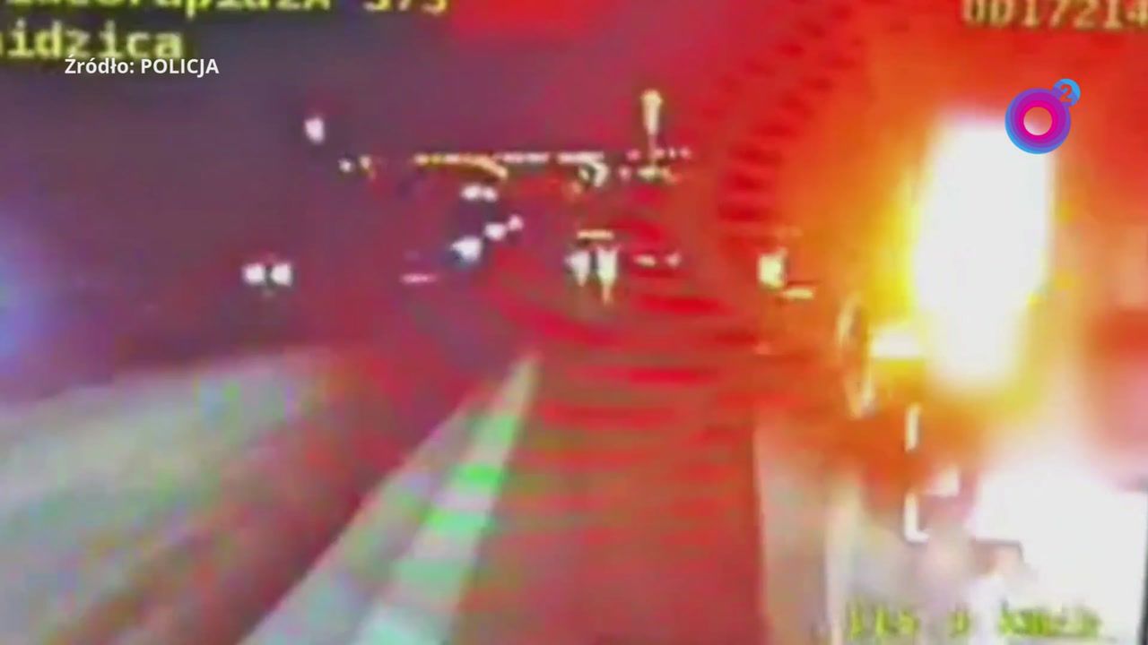 Nagły "błysk" na S7. Grożą mu 3 lata więzienia. Wszystko się nagrało