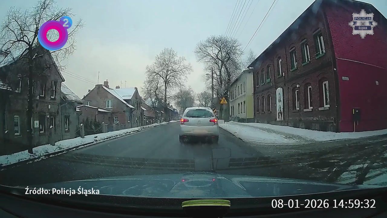 Szalony rajd kierowcy Mustanga. Nie wiedział, że jest nagrywany