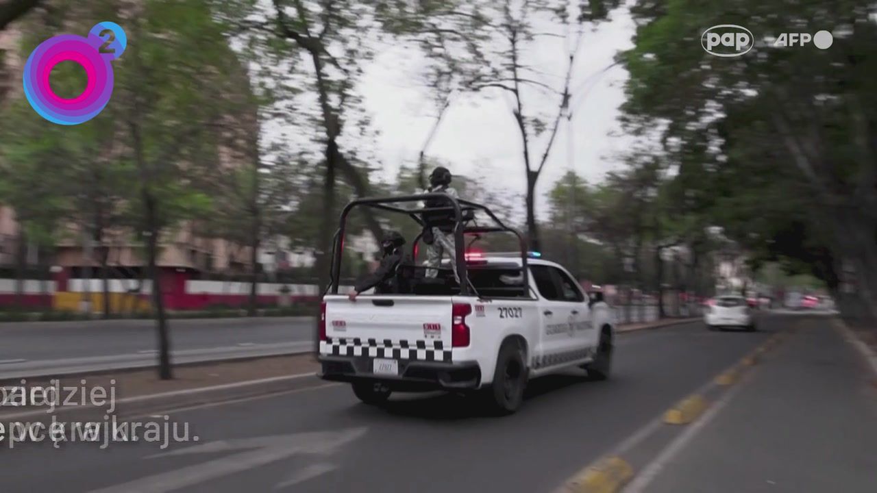 Meksyk po śmierci "El Mencho". Płonące auta, zamieszki i policja na ulicach