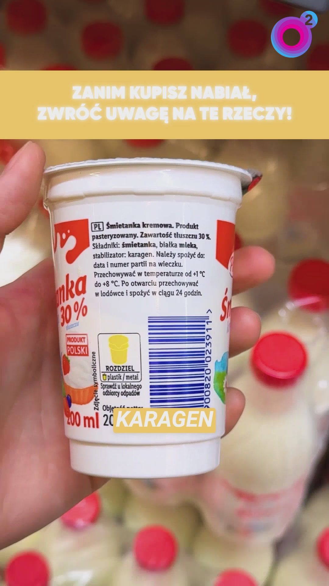 Zanim kupisz nabiał, zwróć uwagę na te rzeczy. To znalazła w śmietanie