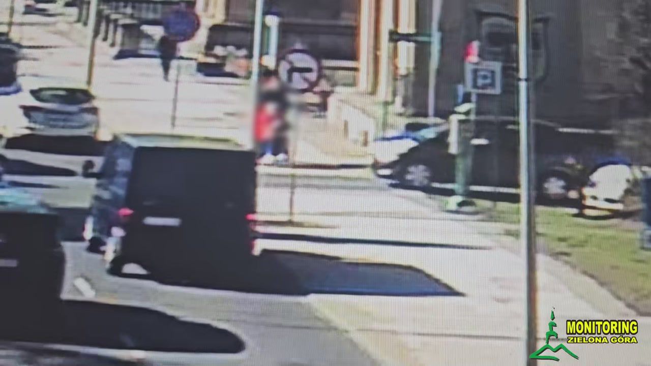 Potrąciła kobietę na wózku. Wszystko się nagrało