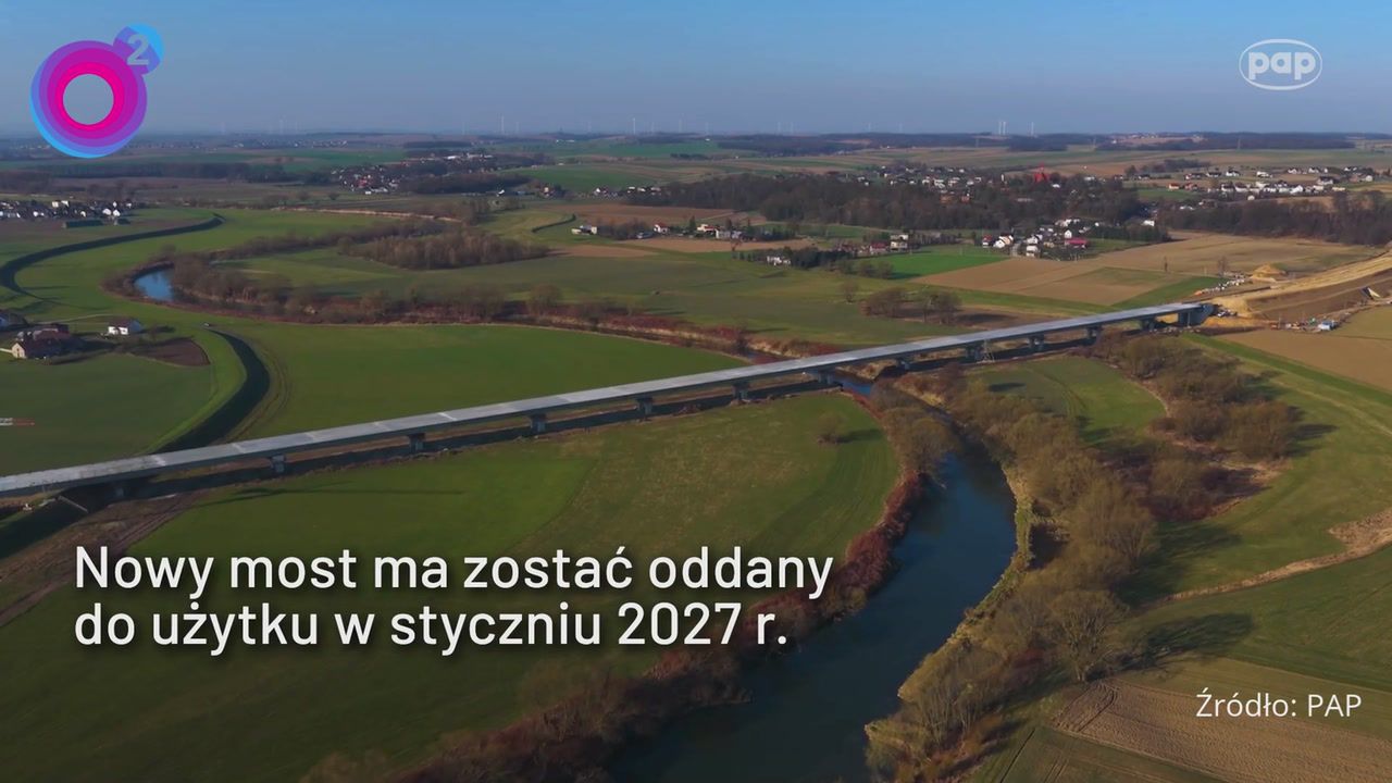 To będzie jeden z najdłuższych mostów w Polsce. Kiedy ukończą prace?