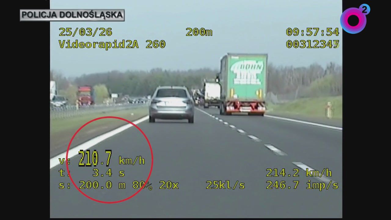 Jechał 210 km/h na S5. Otrzymał srogą lekcję od policji