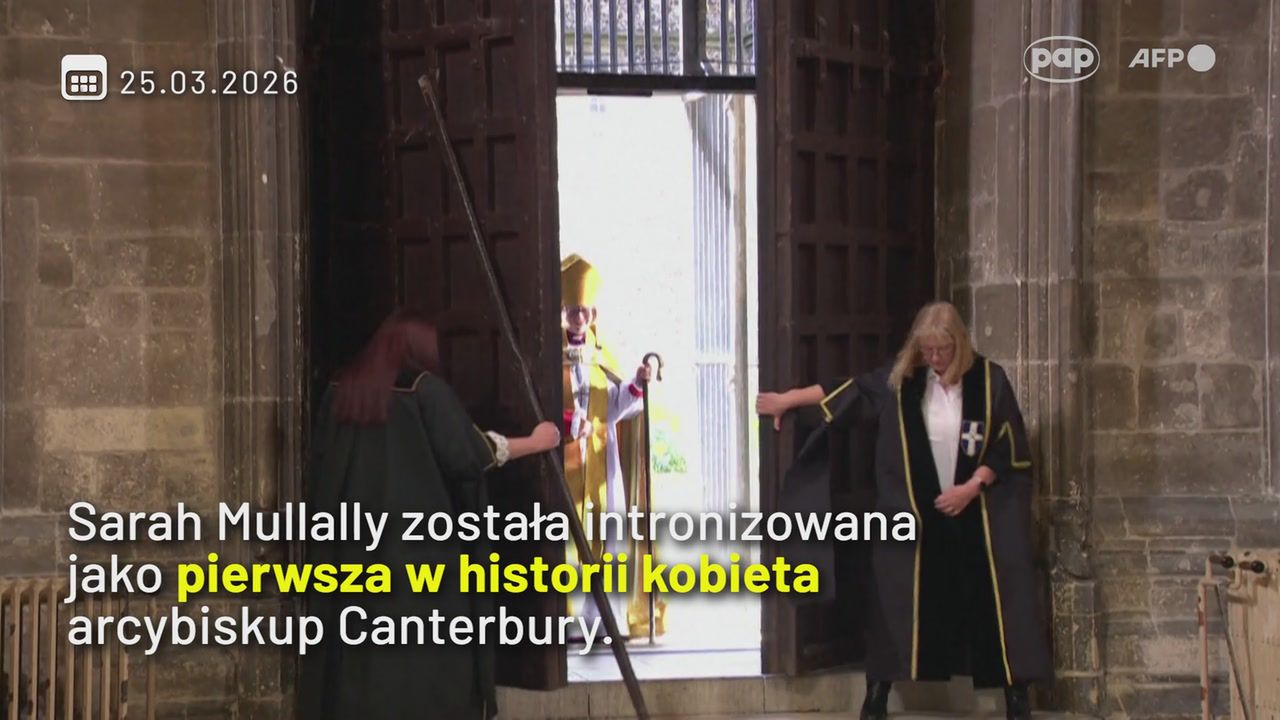 Kobieta arcybiskupem Canterbury. Reakcja papieża