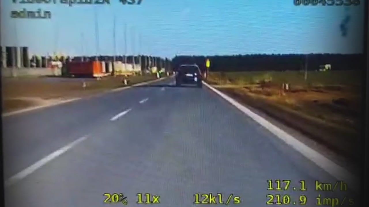 4000 zł mandatu i utrata prawa jazdy. Wszystko się nagrało