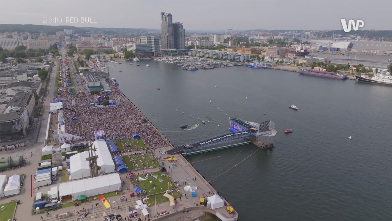 Nagrali, co działo się w Gdyni. "Niezły odlot"