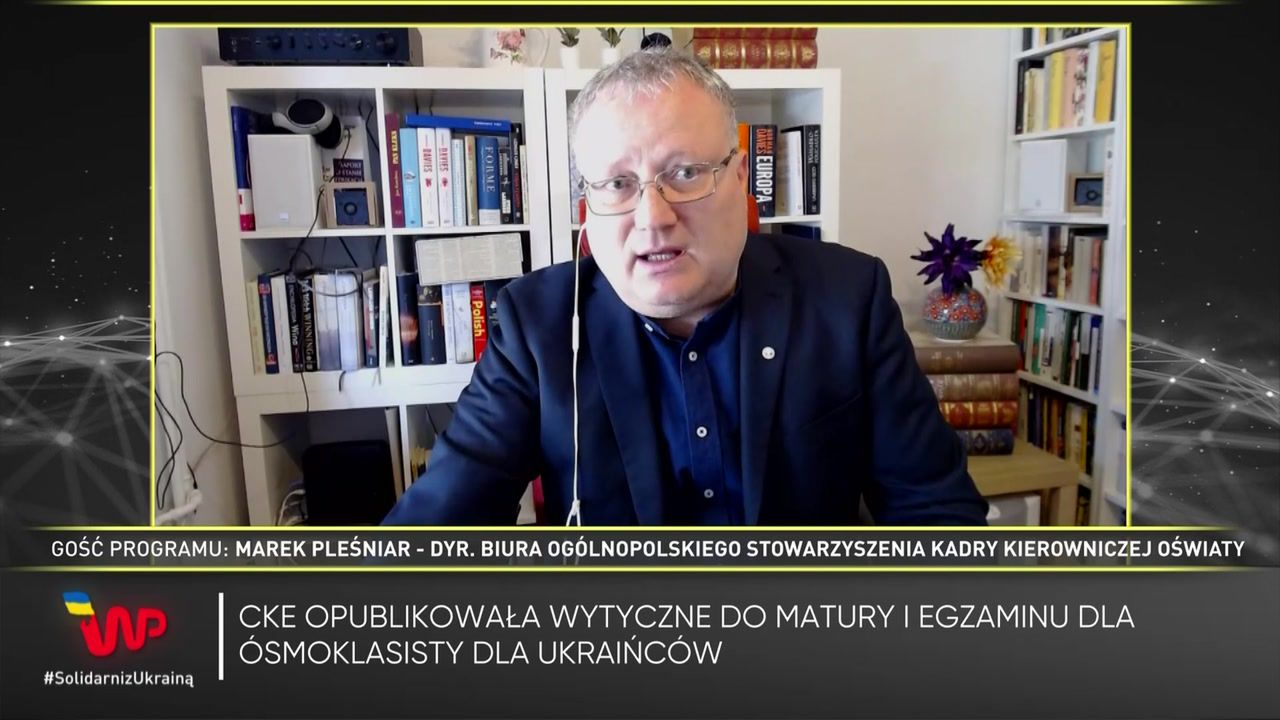 Marek Pleśniar o edukacji ukraińskich dzieci w Polsce. Kto się nią zajmie?