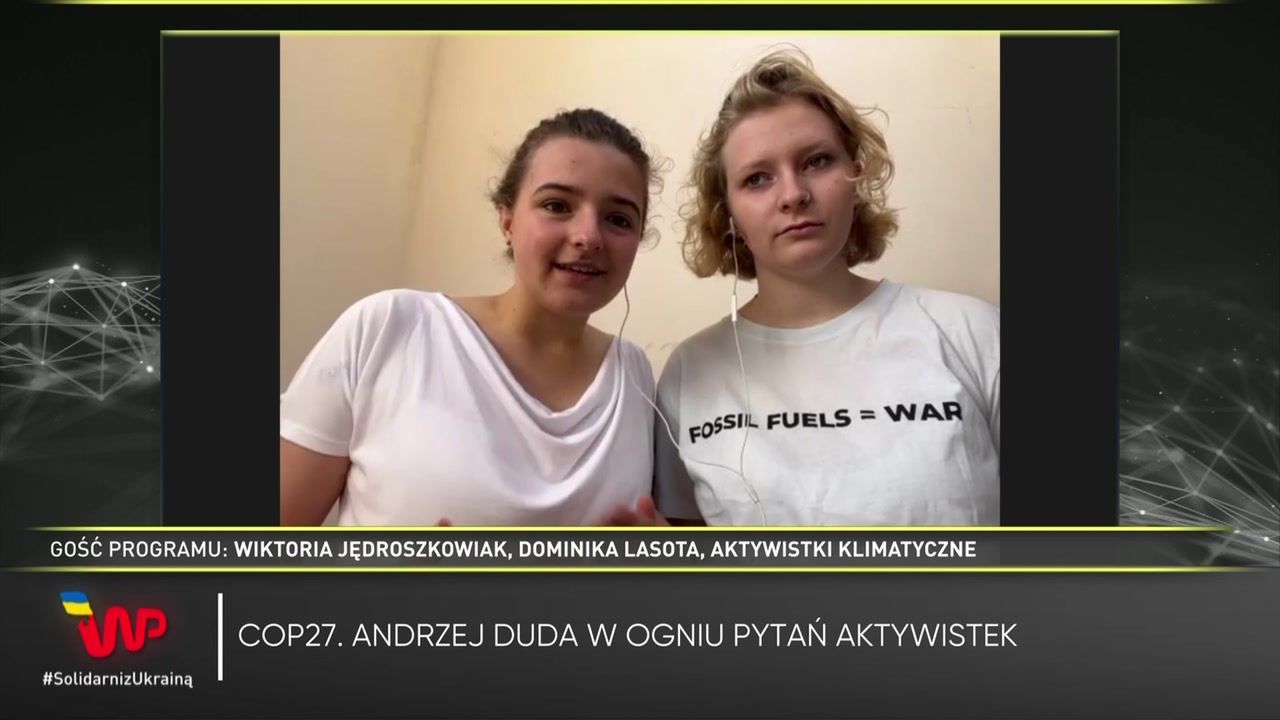 "Chciano mnie uciszyć". Aktywistka dyskutowała z Andrzejem Dudą o klimacie