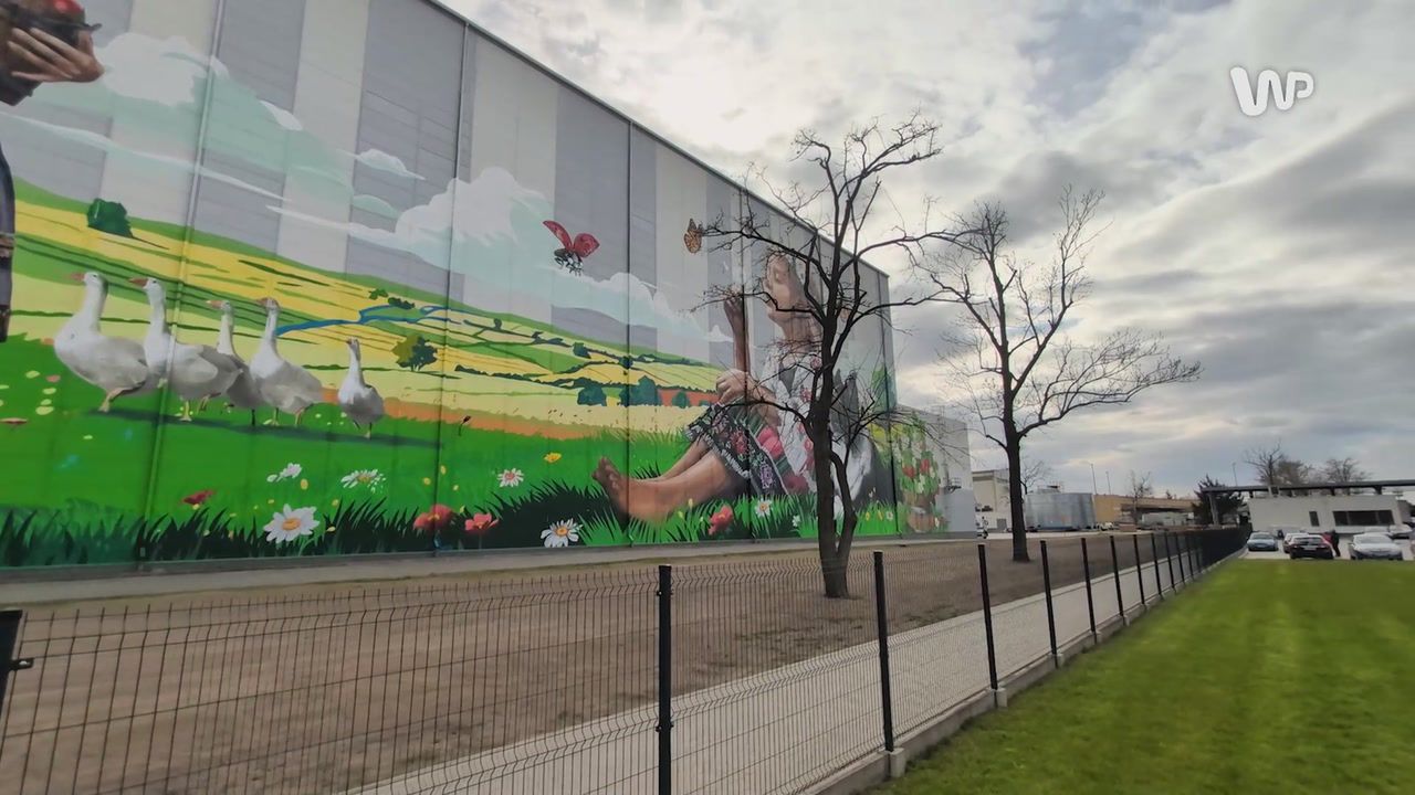 Największy mural w Polsce. Robi wrażenie