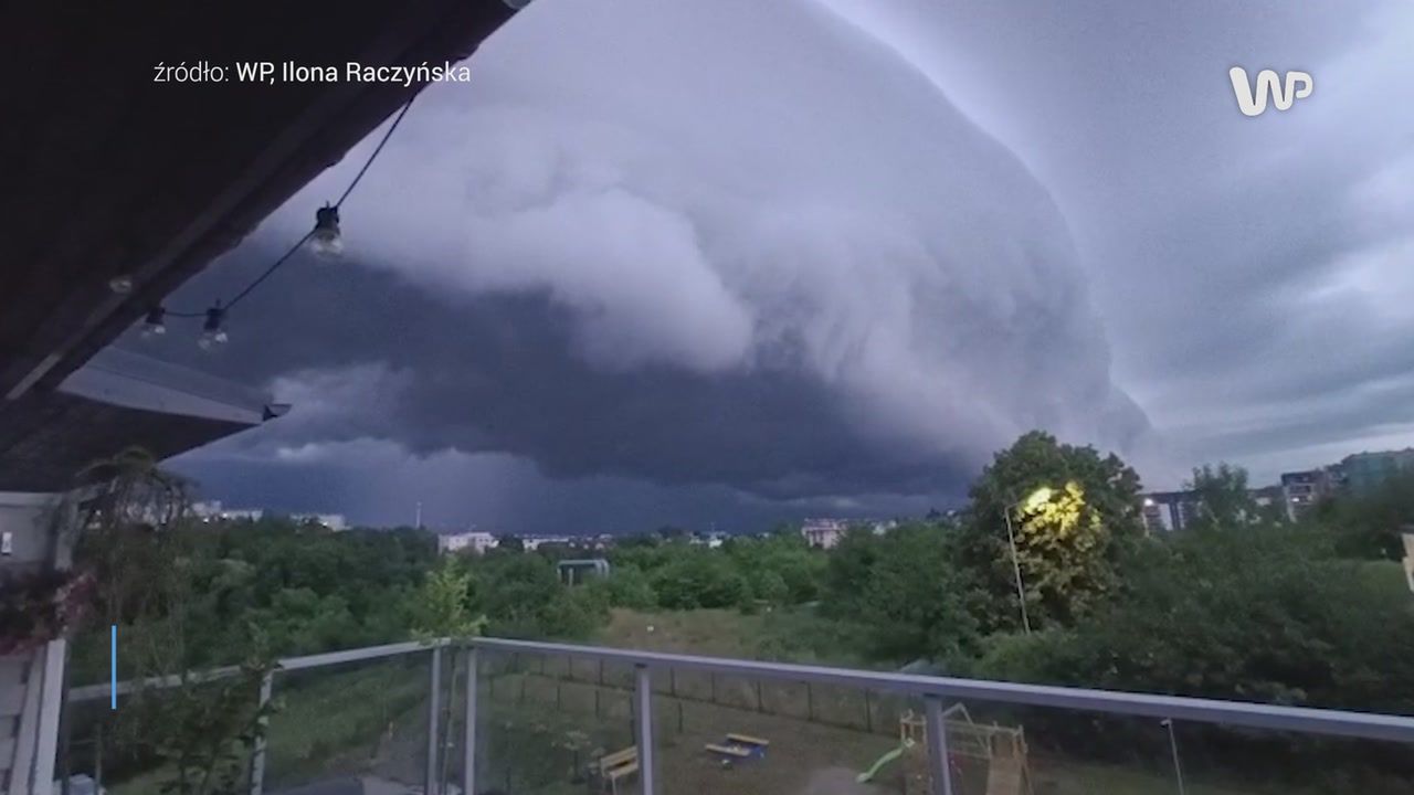 Wideo z Gdańska. "Widok był jednocześnie piękny i przerażający"