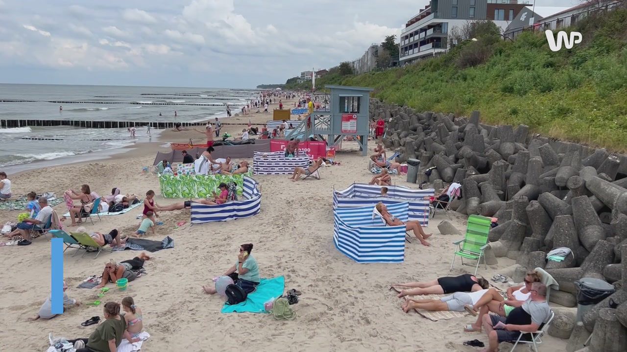 Nagranie z Ustronia Morskiego. Nie każdy miałby odwagę