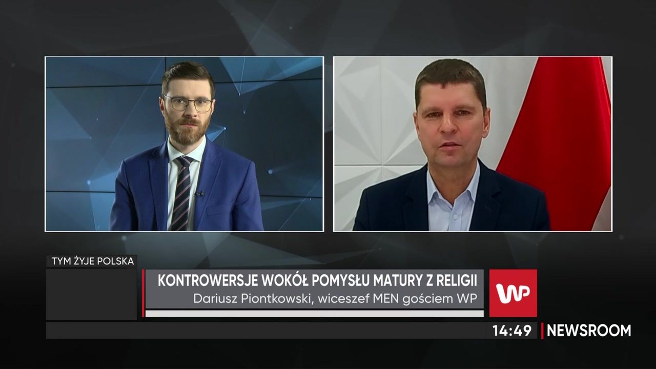 Religia na maturze? Dariusz Piontkowski komentuje postulat Kościoła Katolickiego