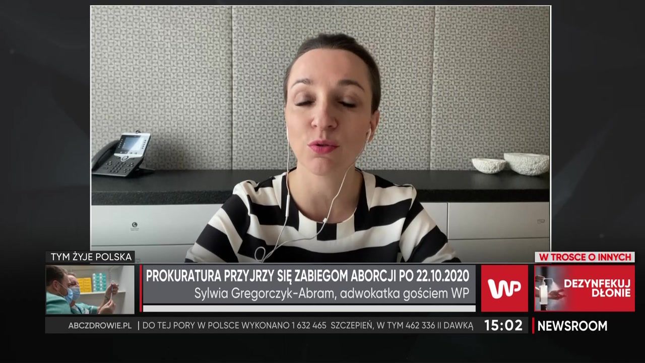 Sylwia Gregorczyk-Abram o aborcji. "Prokuratura na rybkę wysyła pisma do szpitali"